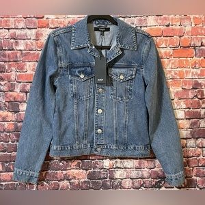Hudson Jean Jacket Size S/M Medium Wash Blue Women’s